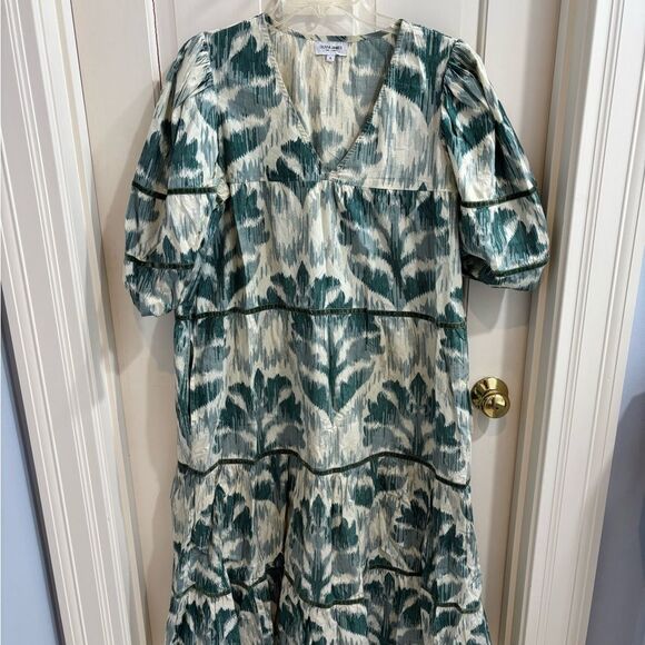 Olivia James Georgia Dress, Damask Pine - Picture 2 of 6